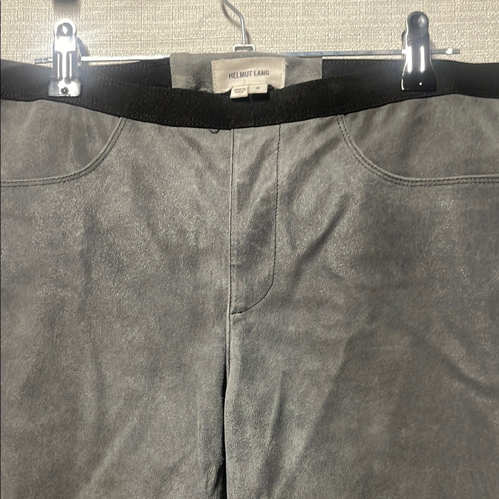 Helmut Lang Charcoal Suede jeans